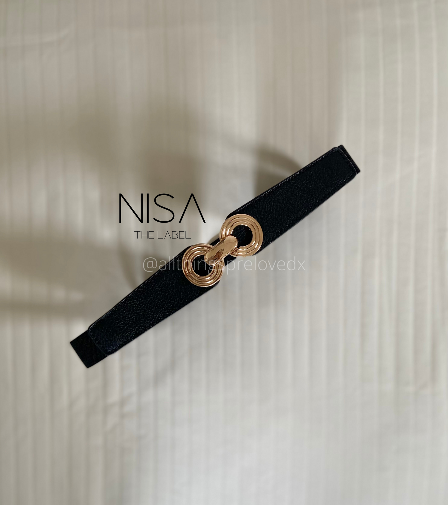 Dual sphere buckle waist cincher belt