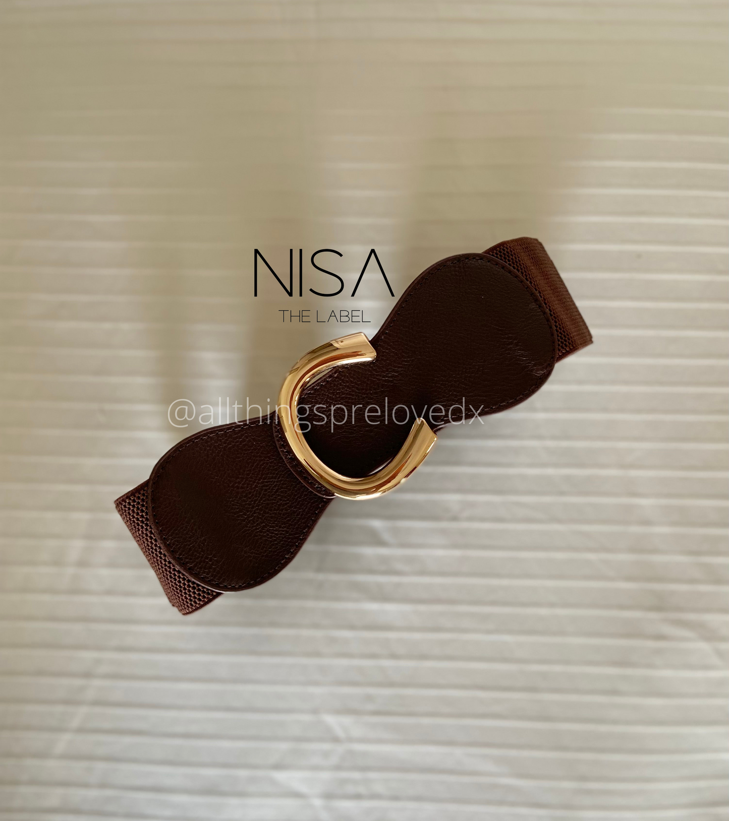 C buckle waist cincher belt