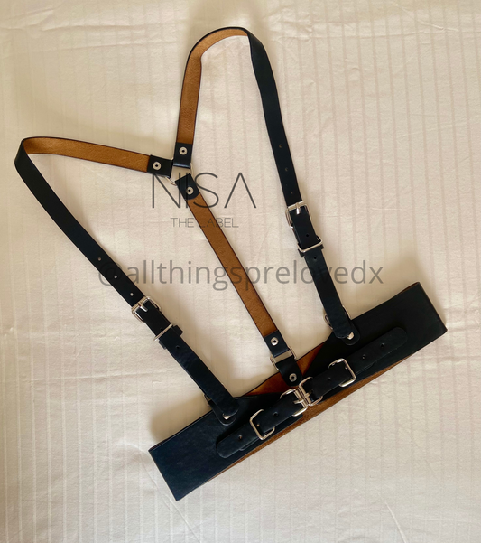 Thin harness belt