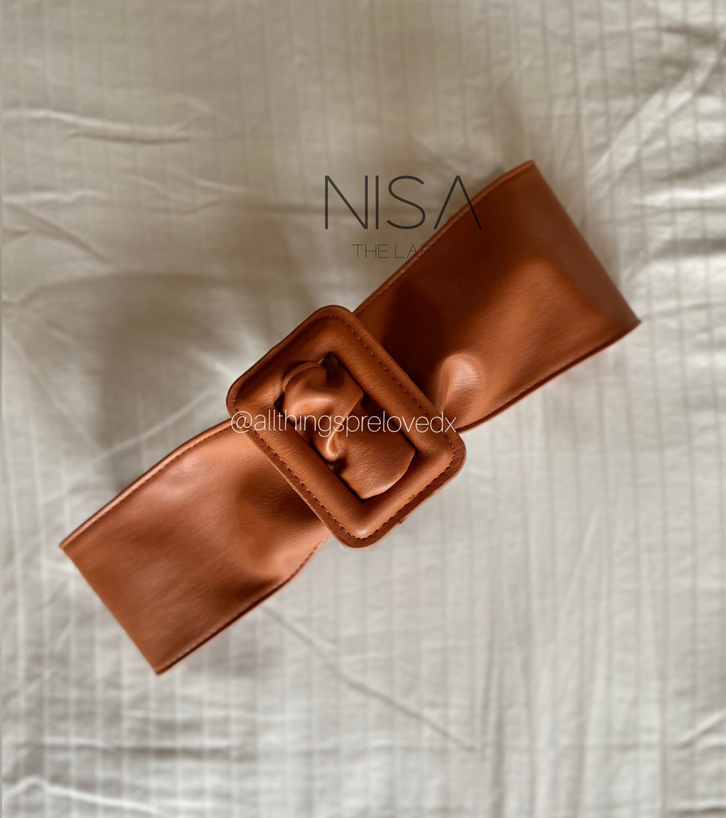 Big buckle waist cincher belt