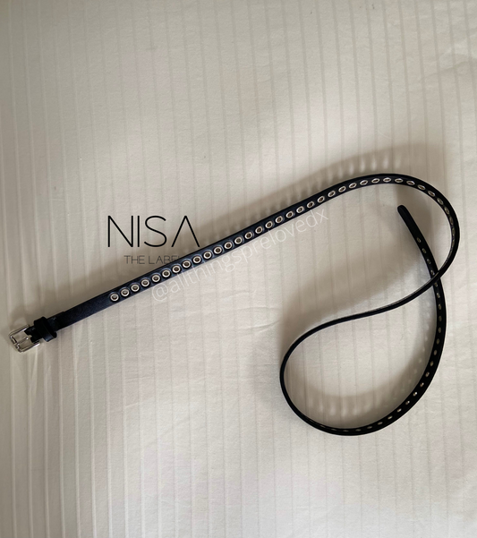 Mini single eyelet basic belt