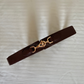 Roll pin horsebit style buckle waist cincher belt