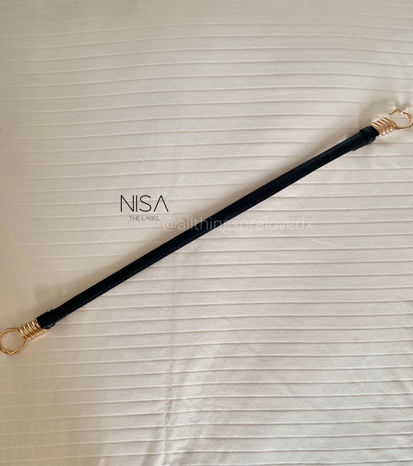 Spring soft hook metal adjustable thin belt