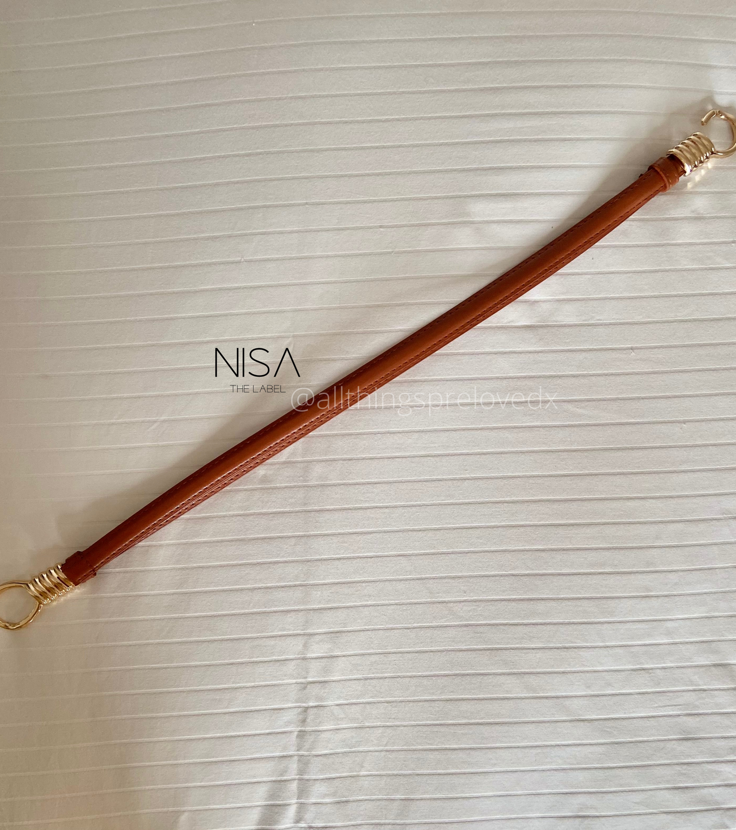 Spring soft hook metal adjustable thin belt