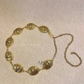 Bull metal chain waist belt