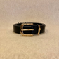 Gold metal buckle basic belt