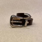 Silver vintage metal buckle basic belt