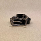 Intricate vintage metal buckle basic belt