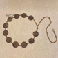 Spiral metal chain waist belt