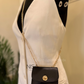 Sling micro bag with metal chain