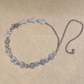 Ocho dainty rose metal chain waist belt