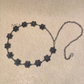 Vintage flower metal chain belt