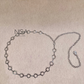 Bloom metal chain belt