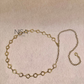 Bloom metal chain belt