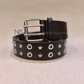 Metal buckle star and eyelet basic belt
