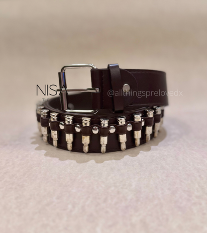 All over bullet metal basic belt