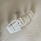 Rectangle buckle double waist cincher belt