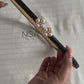 Dainty pearl buckle adjustable thin waist belt