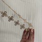 Asterisk chain waist belt