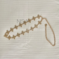 Asterisk chain waist belt