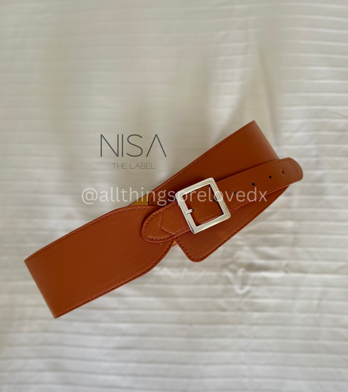 Flap single buckle waist cincher belt