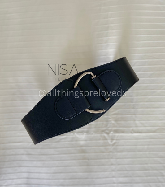 C hook buckle waist cincher belt