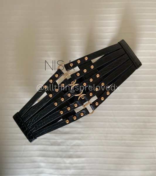 Vintage waist cincher belt