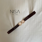 Glass buckle waist cincher thin belt