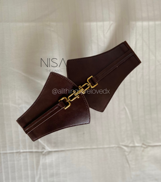 Fan flap corset belt
