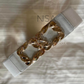 Double golden buckle waist cincher belt
