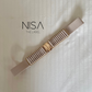 Mini ruched style waist cincher belt