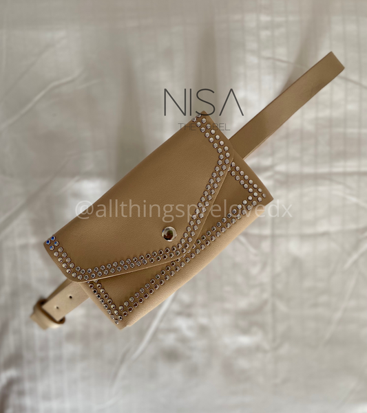 Studded belt bag