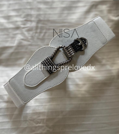Gothic style waist cincher belt