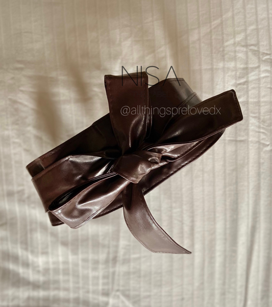 Wrap and knot waist cincher belt