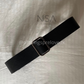 Rectangle buckle wide belt