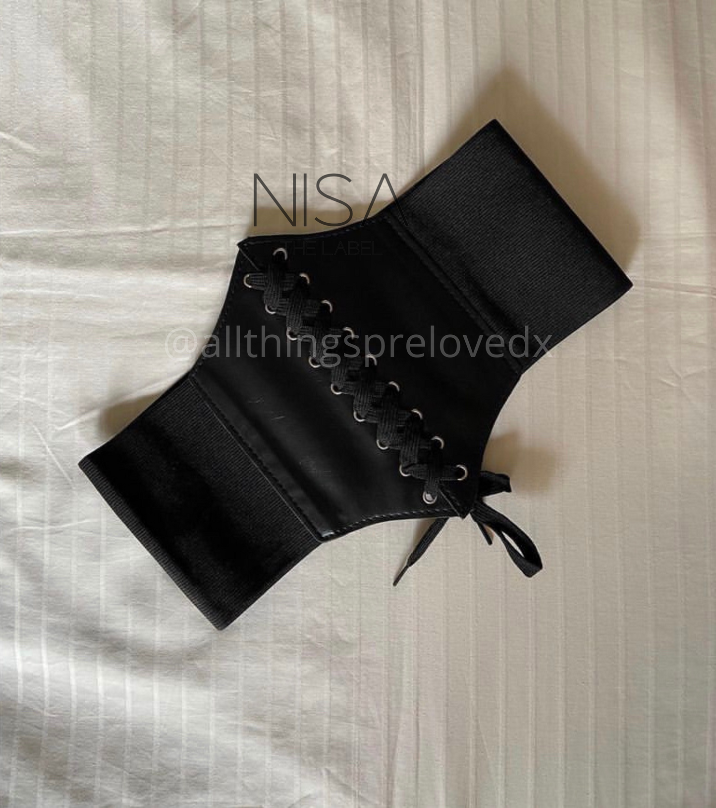 Underbust corset belt