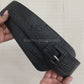 Crocodile double buckle waist cincher belt
